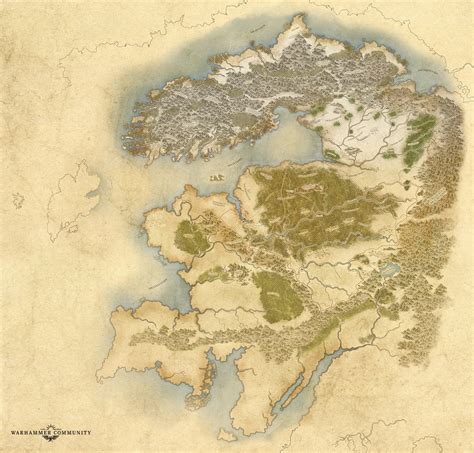 map of the empire warhammer|warhammer fantasy old world map.